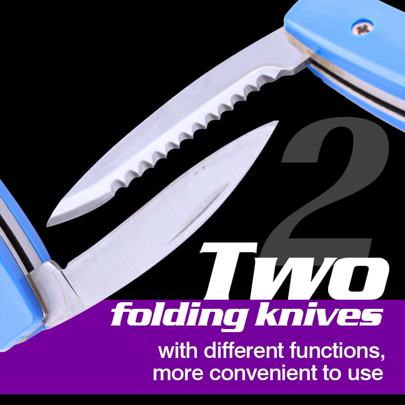 Stainless Steel Long Nose Pliers Multi Functional Camping Fishing Tools With Sheath detail 3