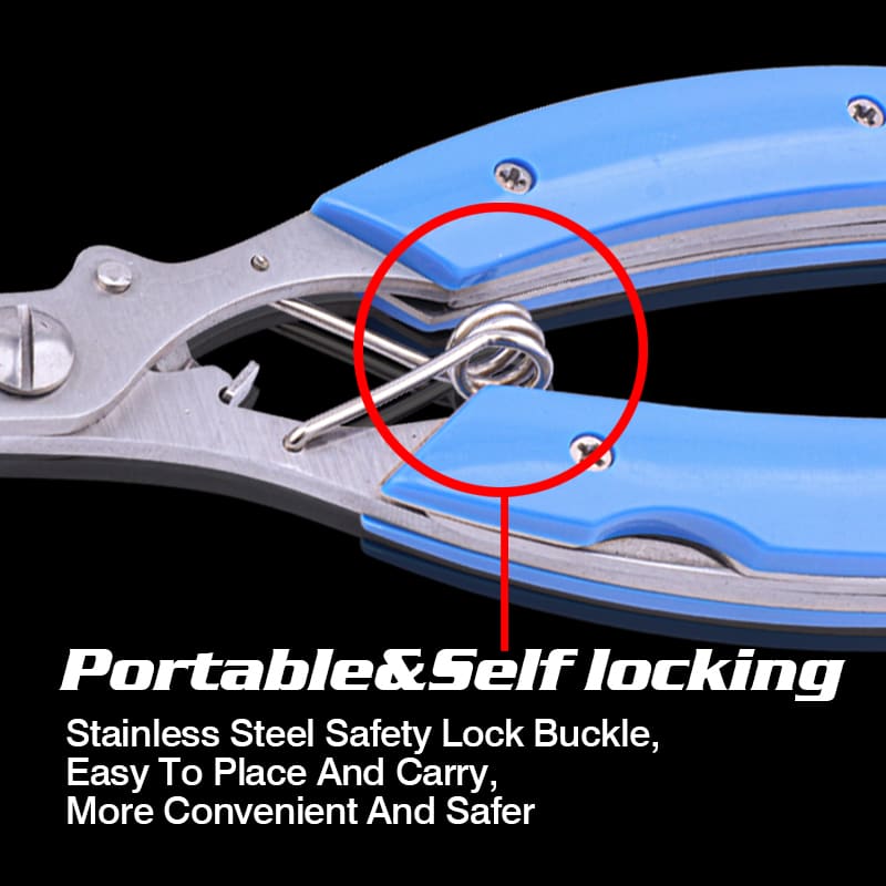 Stainless Steel Long Nose Pliers Multi Functional Camping Fishing Tools With Sheath detail 4
