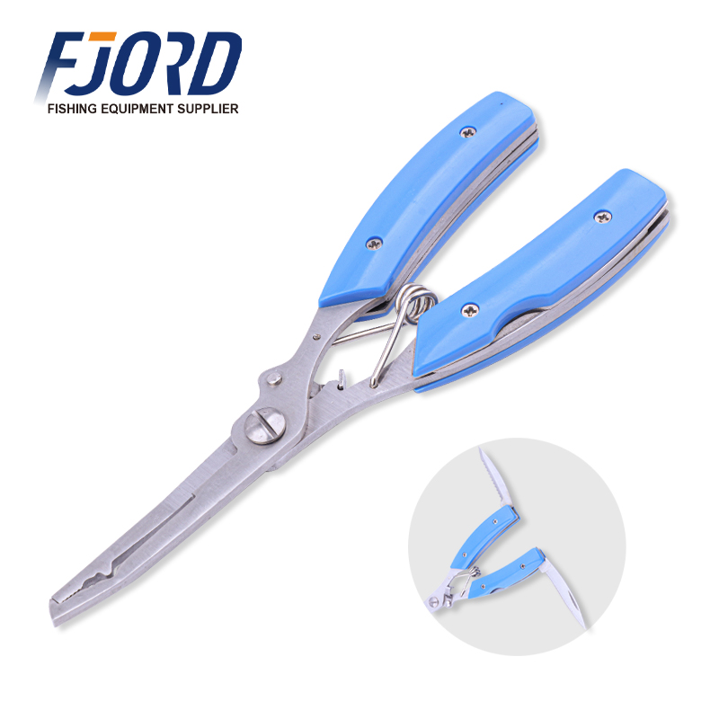 FJORD Customized Portable Stainless Steel Multifunction Fishing Pliers Strong & Sturdy with Cutting Blade