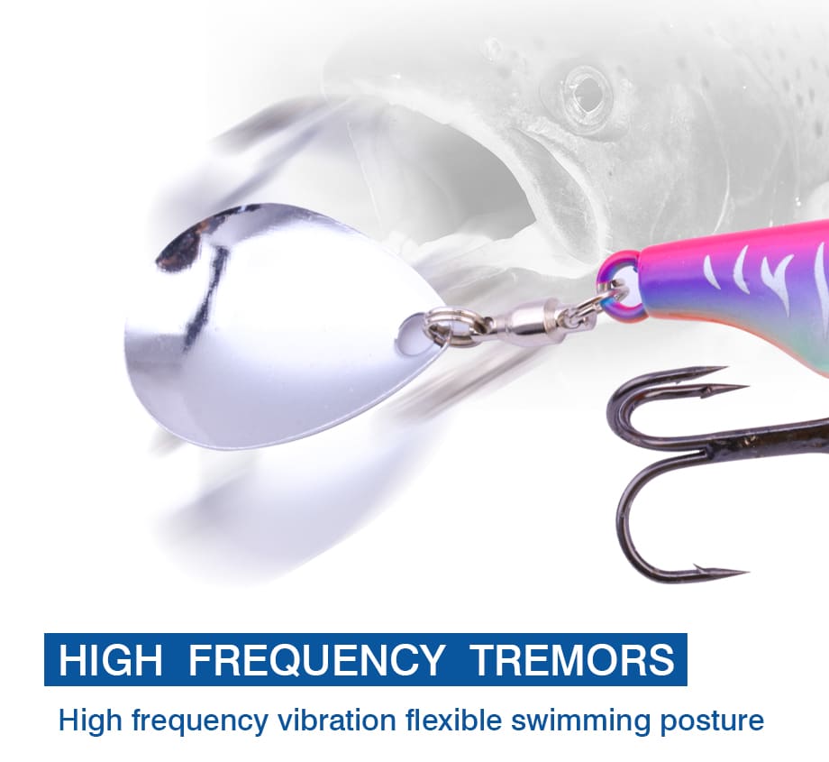 FJORD Metal Lead Material Sinking Spinner Lure 10.5g 14g 18g Luminous VIB Jig Baits for Ocean Boat Fishing detail 2