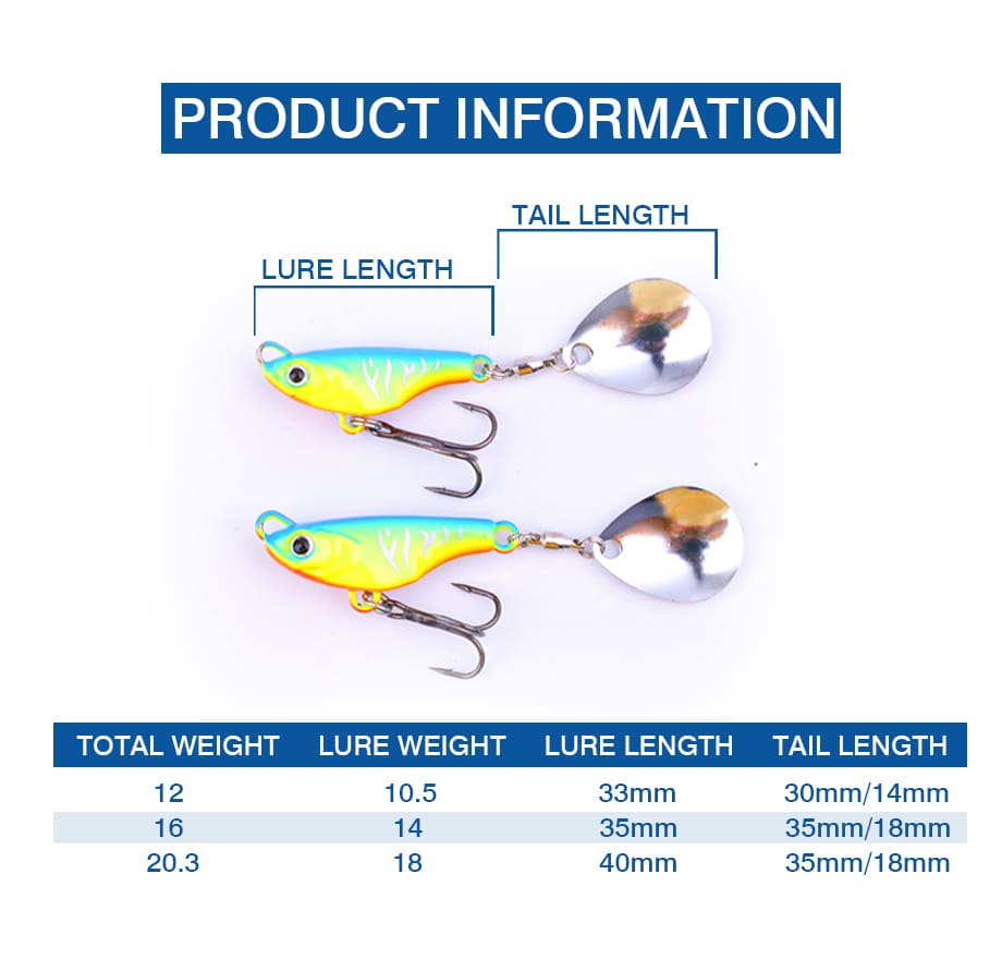 FJORD Metal Lead Material Sinking Spinner Lure 10.5g 14g 18g Luminous VIB Jig Baits for Ocean Boat Fishing detail 3