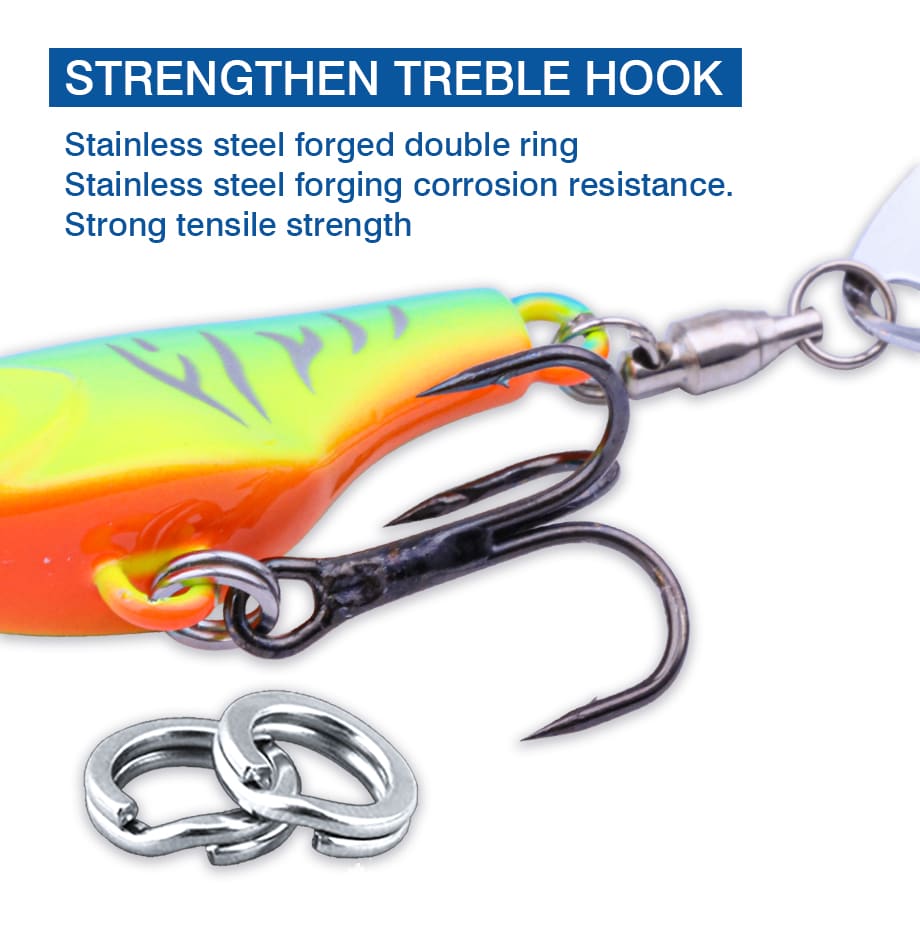 FJORD Sinking 14g Lead Hard Lures 18g Luminous VIB JIG Fishing Baits Rotating Sequins Sea Bass Salmon Pike Fish detail 3