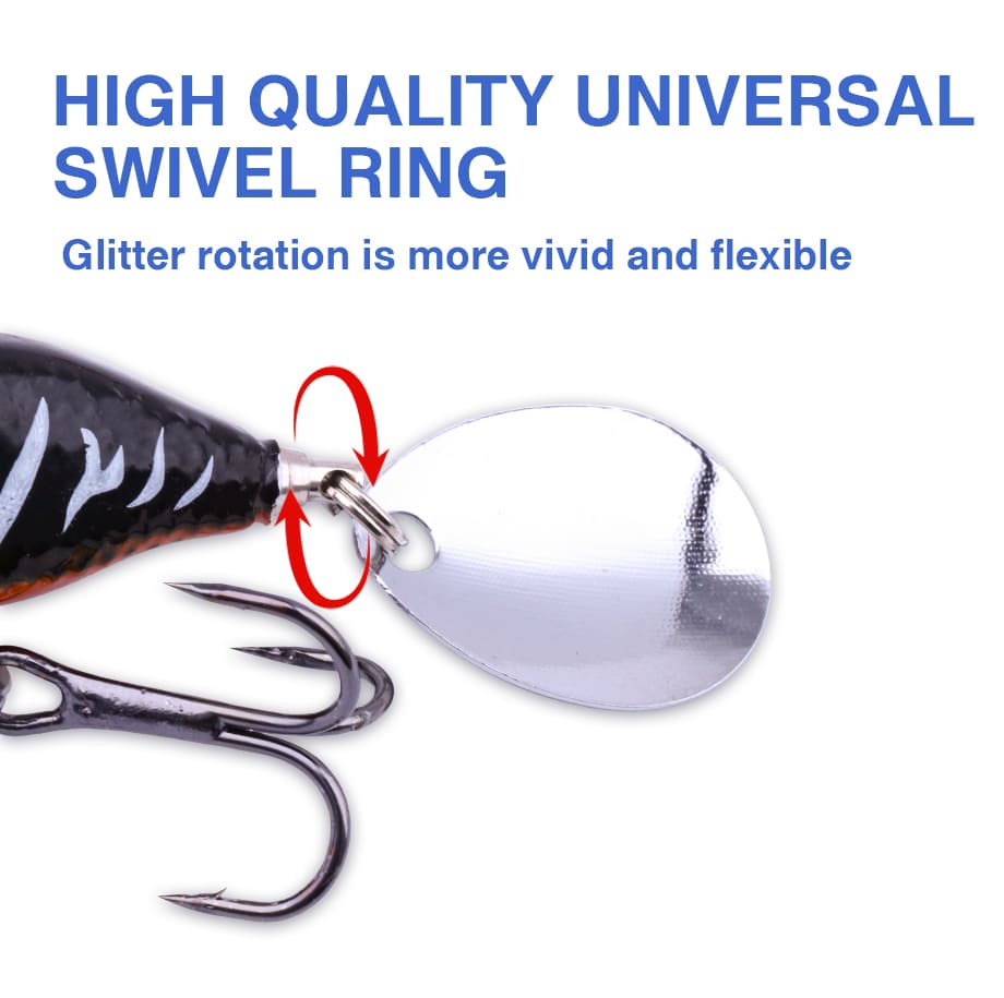 FJORD 14g 21g Metal Lead Material Luminous UV Sinking Hard Baits Ocean Boat Fishing VIB JIG Lures with Spinner Sequin detail 2