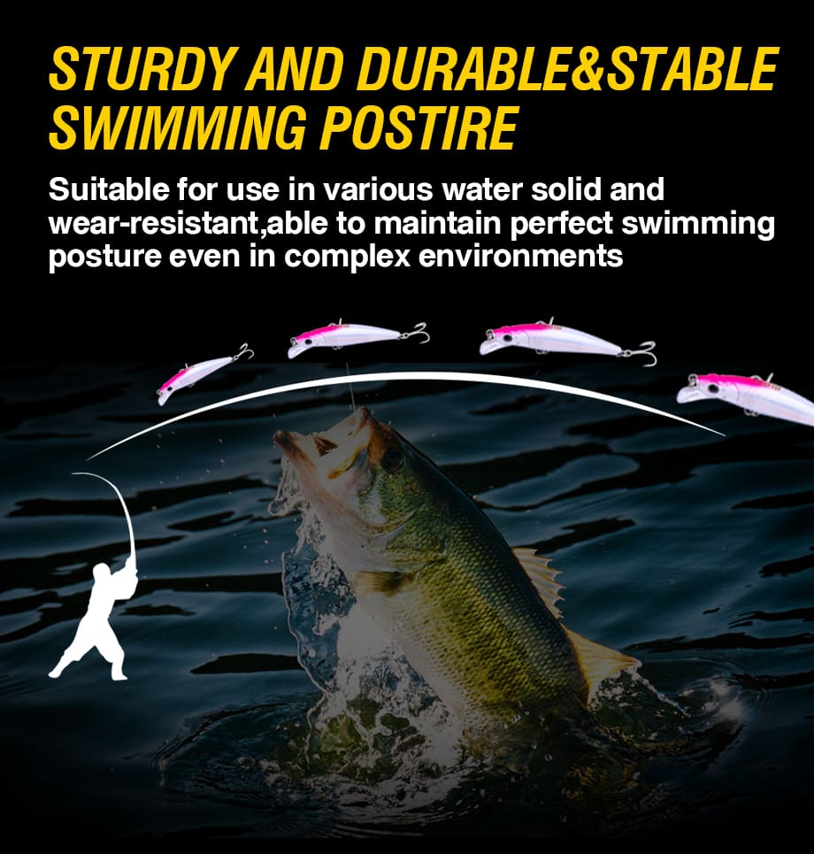 FJORD Sinking Fishing Lure 90mm 27g Artificial Hard Baits Minnow for Freshwater Saltwater detail 4