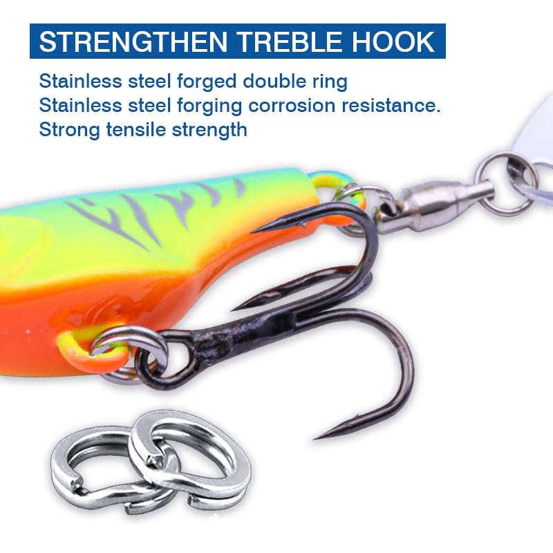 FJORD Metal Lead Material Bottom Baits 10.5g/14g/18g Luminous VIB Jig Baits for Ocean Lake Stream Fishing Freshwater Fish Bream detail 4