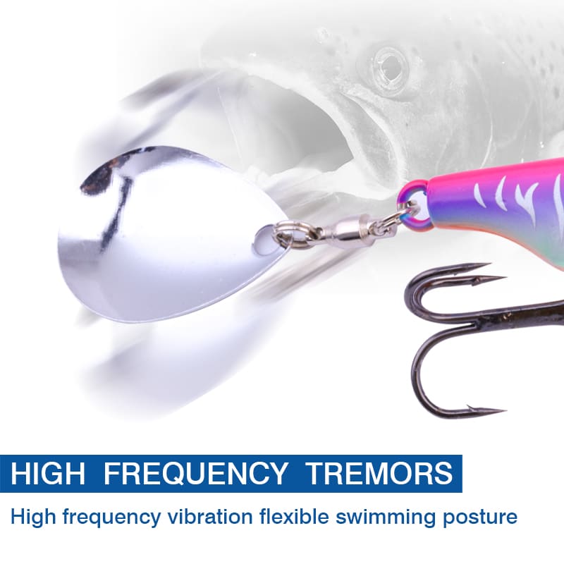 FJORD Metal Lead Material Bottom Baits 10.5g/14g/18g Luminous VIB Jig Baits for Ocean Lake Stream Fishing Freshwater Fish Bream detail 6