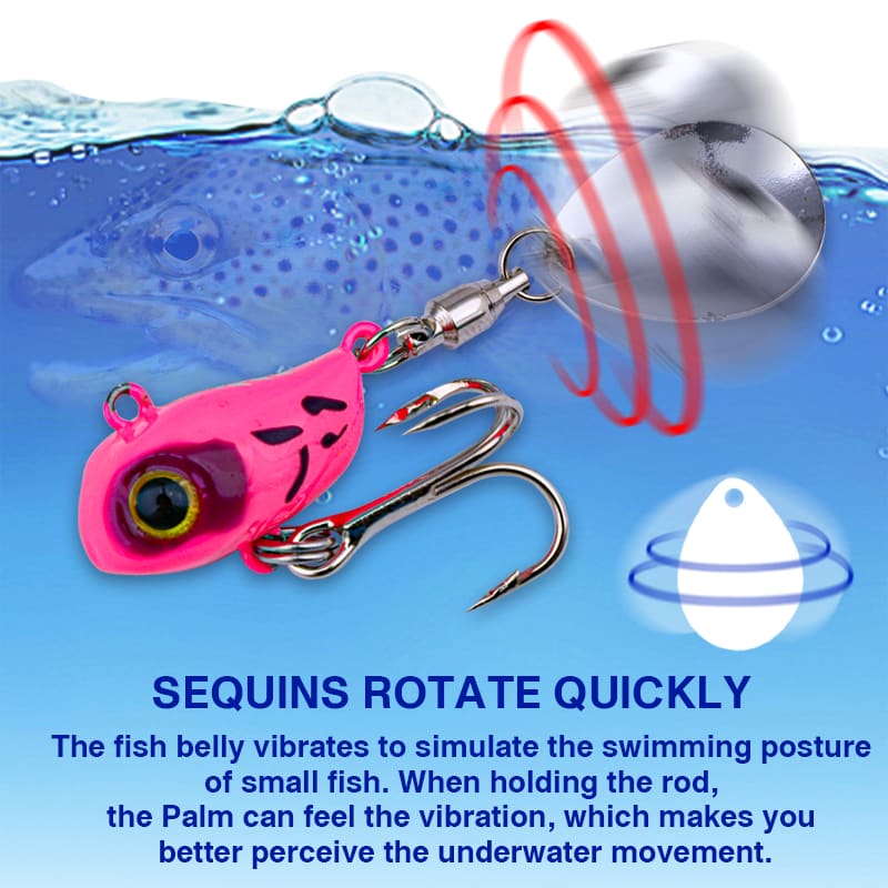 FJORD 10.5g 14g Sinking VIB Jig Fishing Lures Stainless Steel Lead Material Saltwater 3D Eyes Baits Spinner Zander Catfish detail 3