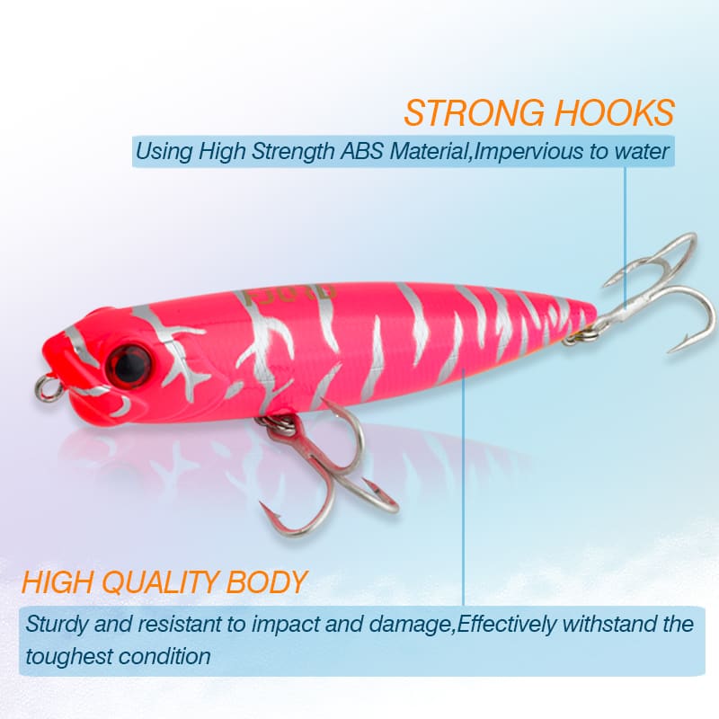 FJORD Floating Artificial Hard Bait Printed 85mm 10g Gt Tuna Sea Fishing Lure Flash Top Water Pencil detail 2