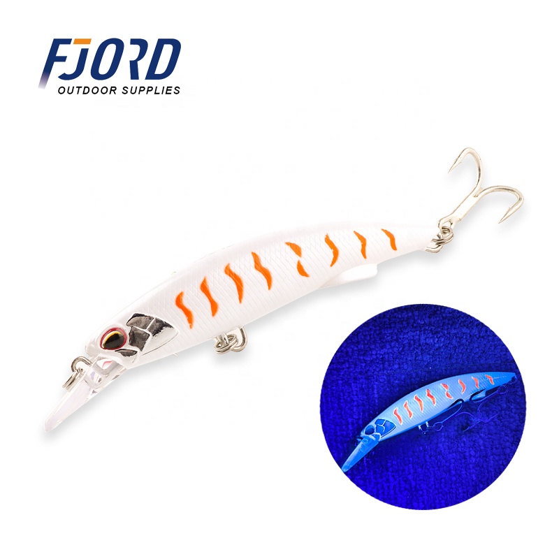 FJORD Minnow Hard Plastic Lure 90mm 40g Metal Simulation Minnow Lure Artificial Hard Bait for Trout Bass Carp detail 3