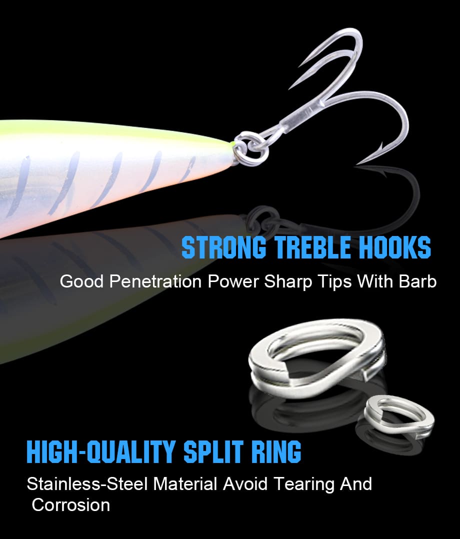 FJORD Sea Bass Big Minnow Fishing Lures 90mm 31g Artificial Swimbait Sink Fishing Lure Fishing Tackle detail 5