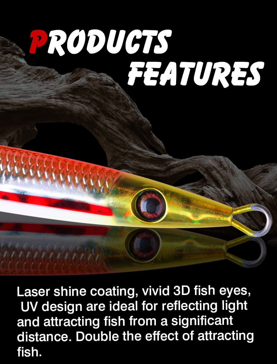 FJORD Lead Metal Sinker Slow Jig Saltwater Fishing Lure 200g Luminous Vertical Deep Sea Fishing detail 2