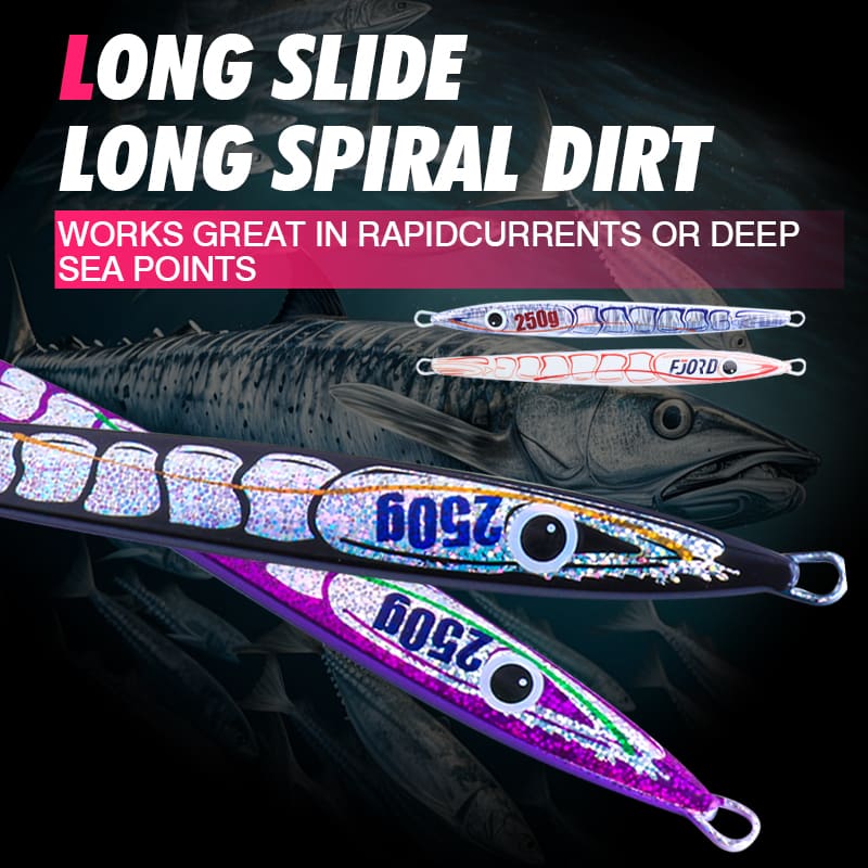 FJORD 2024 Saltwater Metal Jig Lure Deep Jigging UV 60g 150g 200g 250g New Arrival Fishing Lures for Tuna Salmon Zander Sea Bass detail 5
