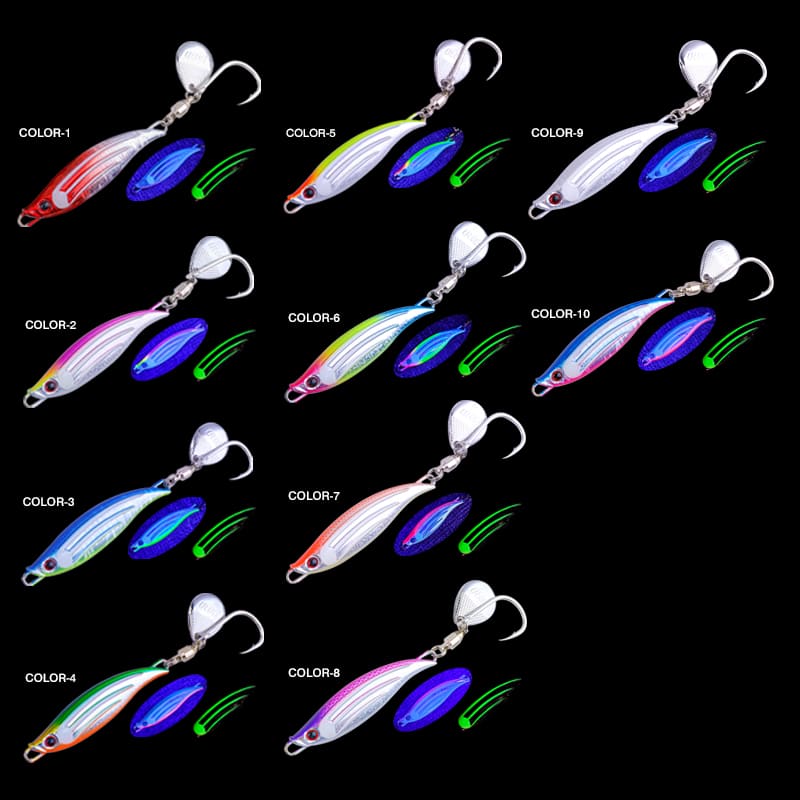 FJORD Epoxy Resin Lure Baits Metal Fishing Lure Fast Sinking 80g Saltwater Lead Jig Fishing Bait detail 5