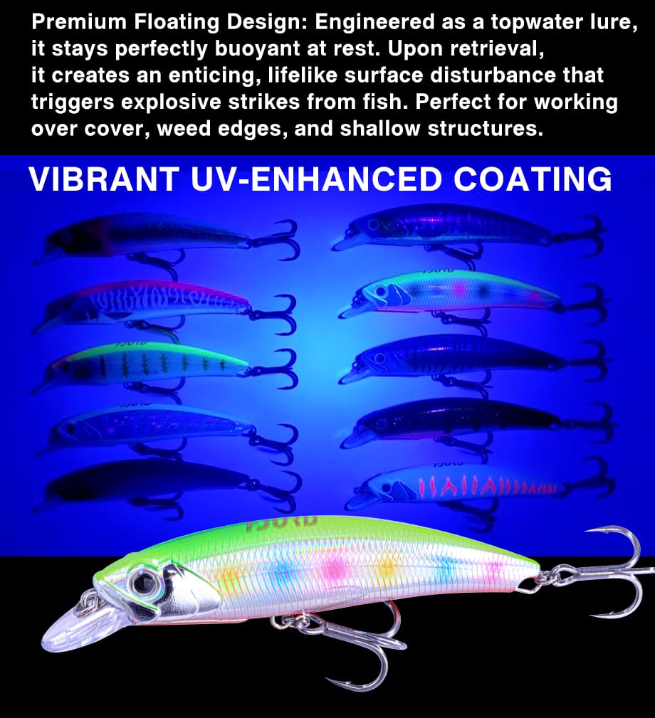 FJORD High Quality ABS Plastic Hard Lures 120mm/26g 140mm/37g Fishing Minnow Floating Lures for Fishing detail 6