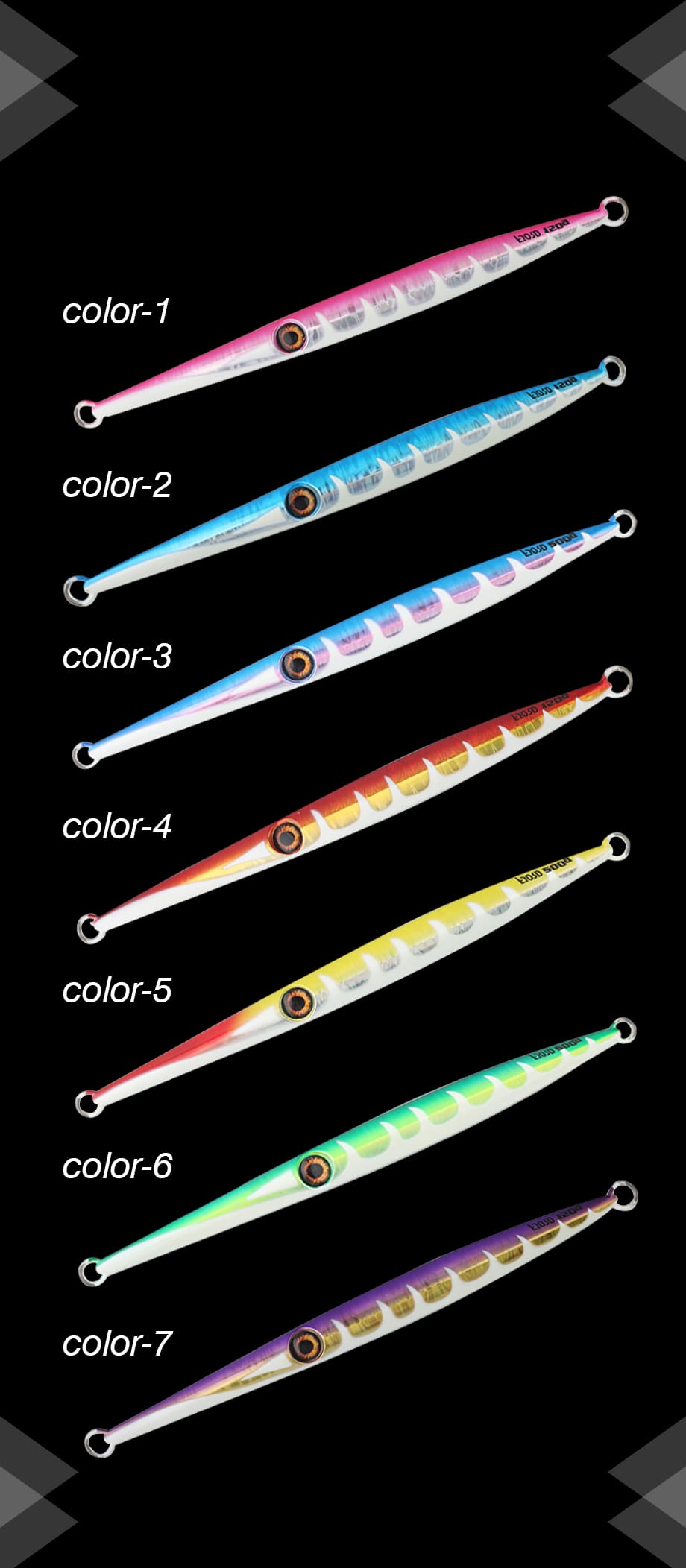 FJORD Luminous Jigging Lance Sink Quickly 200g Sea Fishing Jig Lure Night-Glow Artificial Hard Bait detail 5
