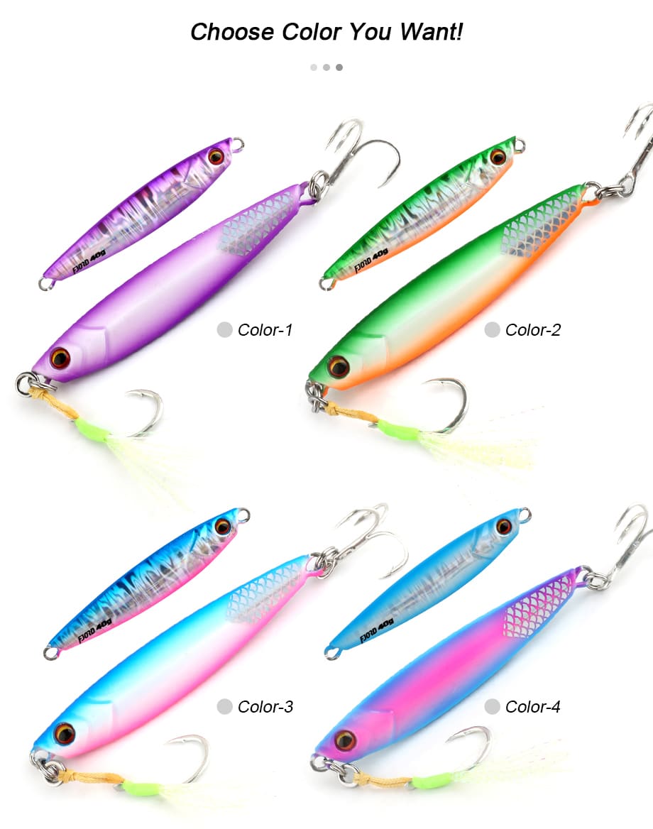 FJORD Saltwater Jigging Fishing Metal Jig Lure 20g Artificial Bait Sea Quickly Sinking Lures detail 3