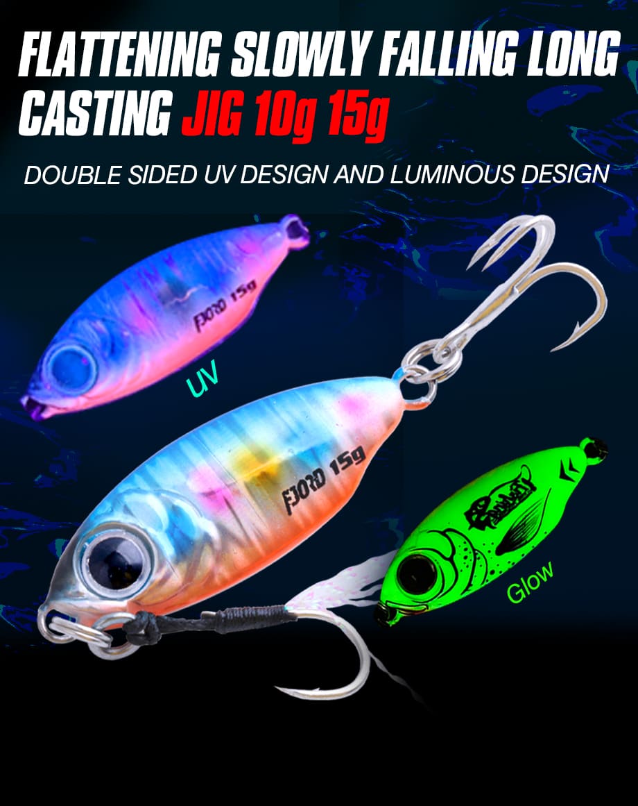 FJORD Metal Jig Lure Lead Fish Casting Slow Jigging Lure 40g Hard Lure Swimbait detail 2