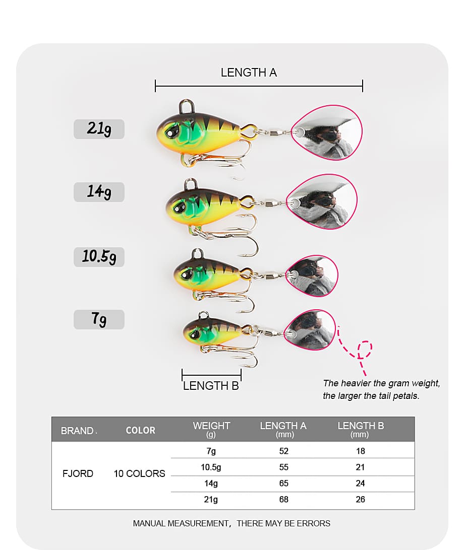 FJORD  Stainless Steel Artificial Hard Bait 7g 10g 14g 21g Fishing Lure Spinning Sequin Bait Fishing detail 4