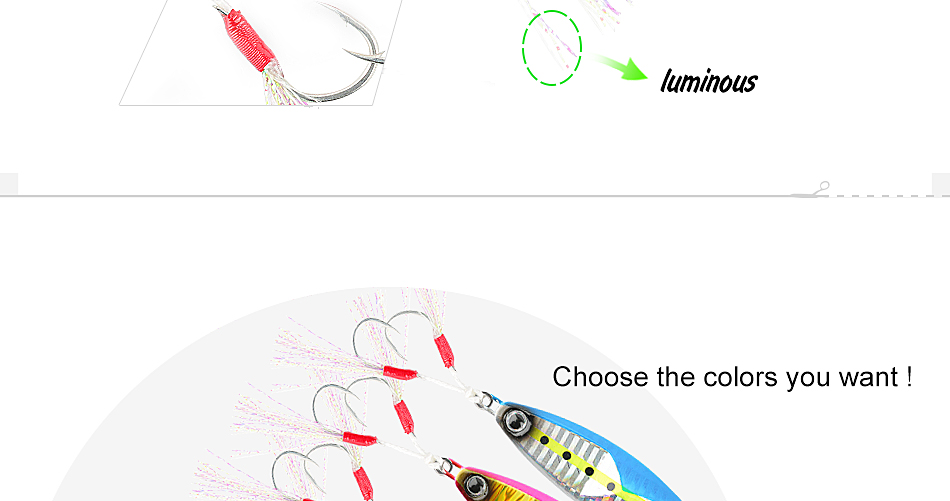 FJORD Spanish Mackerel Red Snapper 15g 20g 30g 40g Fast-Pulling Lead Artificial Bait detail 3