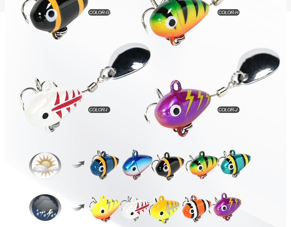 FJORD Sinking Spinner Metal VIB Long Casting Baits  7g 10g 14g  Spinner Lure Fishing Metal VIB detail 4