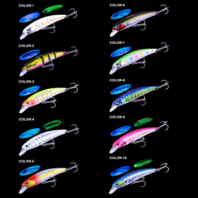 FJORD Hard Lures 120mm/26g 140mm/37g Floating Minnow Lures for Catfish & Tilapia-Saltwater & Freshwater Use Lake & River Fishing detail 7