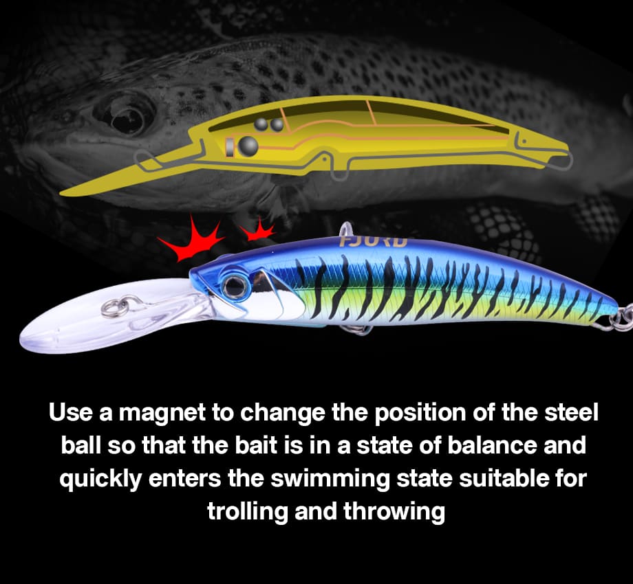 FJORD 30g Floating Minnow Hard Lure 120mm Luminous Fishing Bait for Freshwater & Saltwater Salmon Sea Bass Trout Bream detail 3