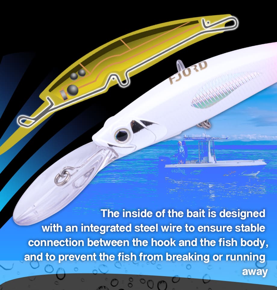 FJORD 120mm Luminous Floating Minnow Hard Lures 30g ABS Plastic Trolling Fishing Baits in River Lake Stream detail 4