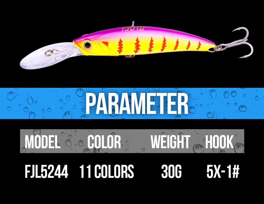 FJORD 120mm Luminous Floating Minnow Hard Lures 30g ABS Plastic Trolling Fishing Baits in River Lake Stream detail 5