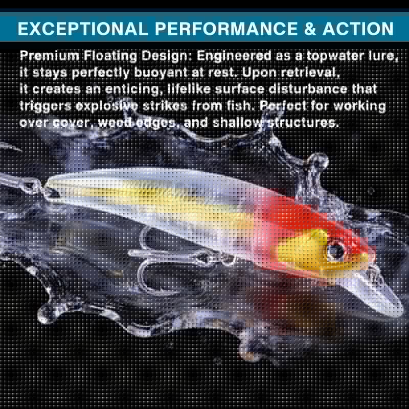 FJORD ABS Plastic Artificial Hard Bait Topwater Minnow Lures 120mm/26g 140mm/37g for Stream Ocean Freshwater Fishing Targeting detail 4