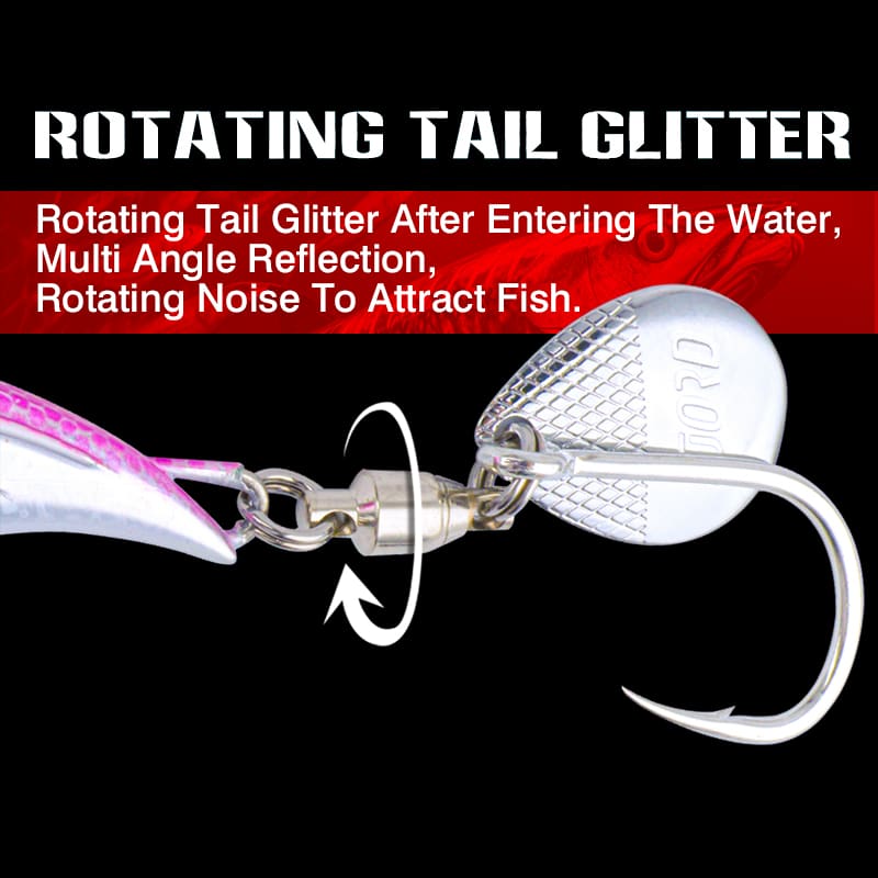 FJORD Spinnerl Saltwater Jig Lure 40g Fast Fall Fishing Jig Lure for Lake Stream River-Metal Bottom Bait detail 6