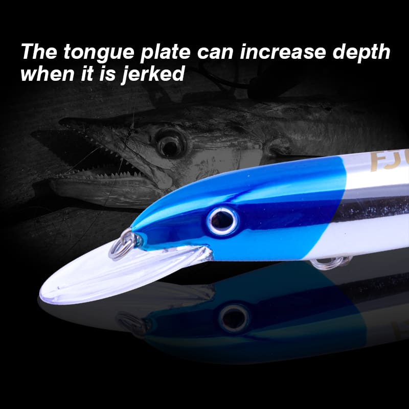 FJORD Floating Minnow Lure 190mm 51g Stainless Steel ABS Hard Bait Mid/Topwater Freshwater/Saltwater Ocean Boat Fishing Target detail 3