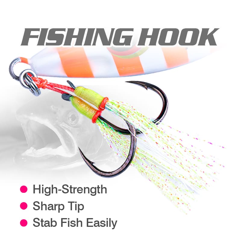 FJORD Sea Wholesale Slow Pitch Jigging Fishing Tackle Lure Jig 40g 60g Lead Jig Hard Bait Saltwater Fish Metal detail 2