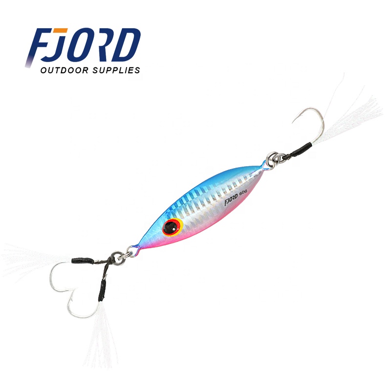 FJORD Sinking Lead Metal Slow Fall Pitch Jig 30g Fishing Jigbait Metal Lead Fishing Vertical Jigging Lure detail 5