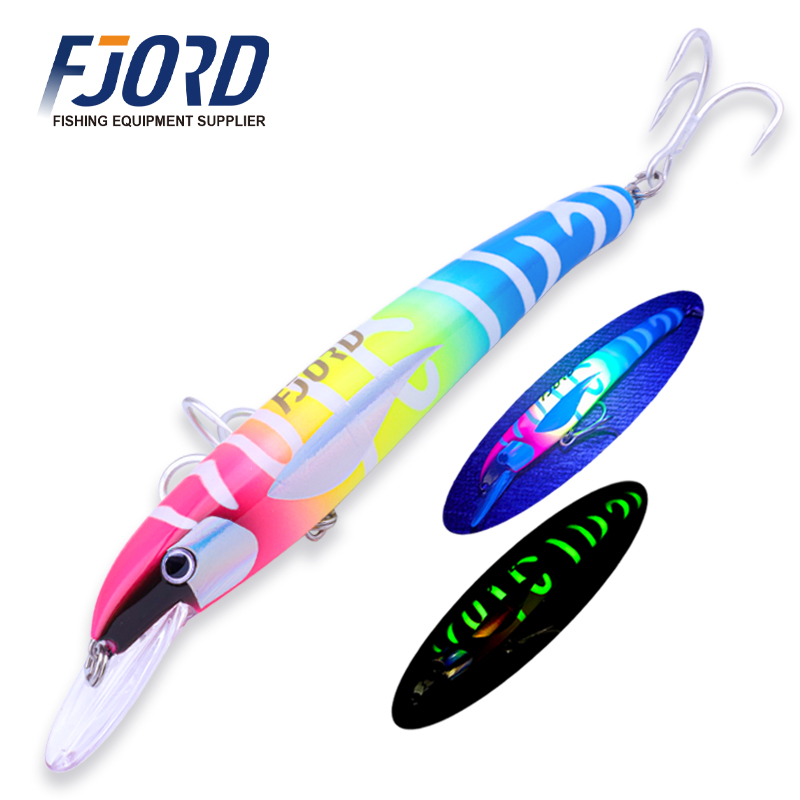FJORD 51g Hard Bait Minnow Fishing Lures ABS Baits 190mm Saltwater Trolling Floating Action detail 5