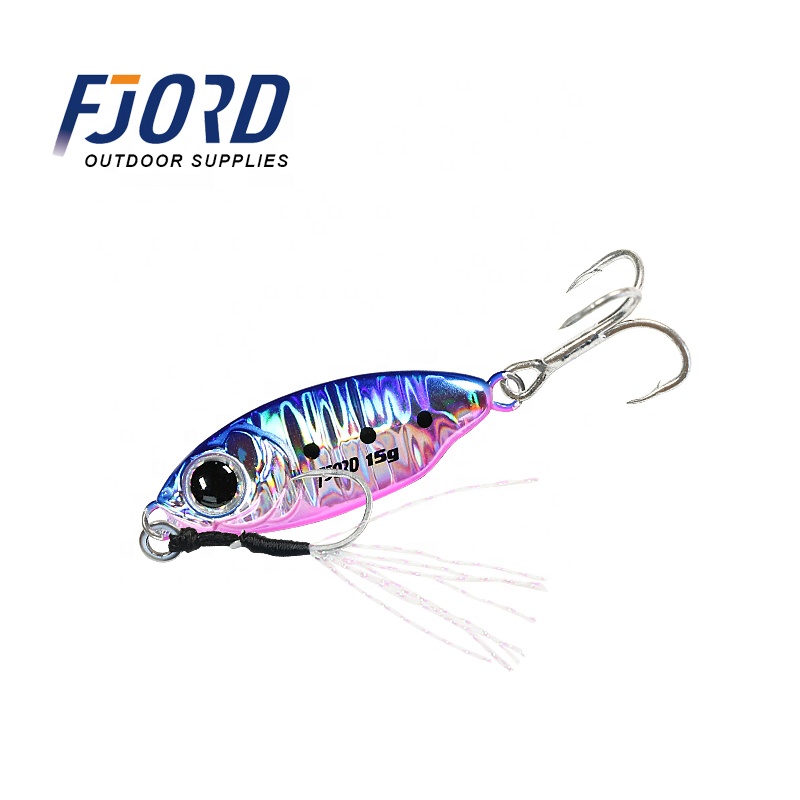 FJORD Fishing Jig Jigging Lure Deep Sea Fishing Lures 10g 15g 20g 40g 3D Eyes Saltwater Metal Casting Lure detail 4