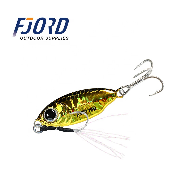 FJORD Fishing Jig Jigging Lure Deep Sea Fishing Lures 10g 15g 20g 40g 3D Eyes Saltwater Metal Casting Lure detail 5