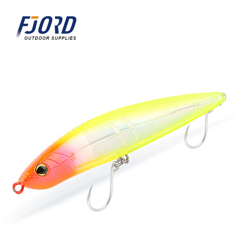 FJORD Hard Bait Fish Bait Long Casting Sinking Pencil 200mm 64g Sea Bait Spook Pencil Single Hook Stickbait Tackle ABS for Bass detail 1
