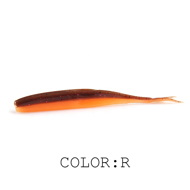 FJORD Fork Tail Soft Fishing Worm 7.5cm 1.8g Soft Lure Lifelike Curl Tail Worm detail 4