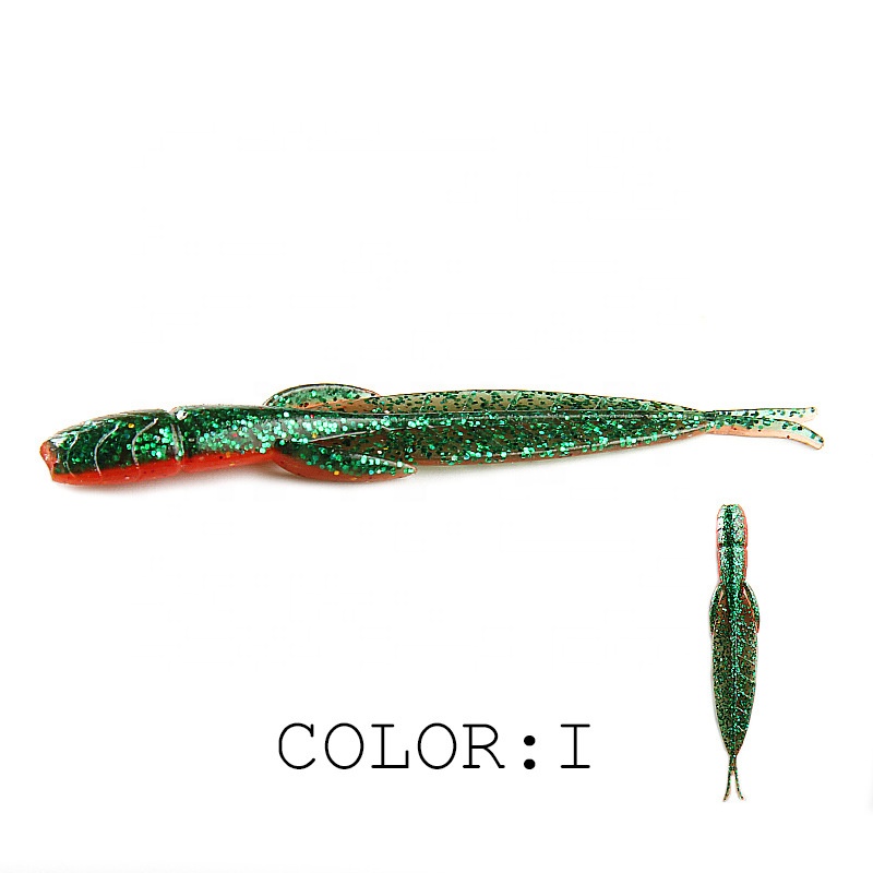 FJORD Soft Worms Bait Artificial Worm Soft Fishing Lure 7.8cm 1.42g Soft Bait Double Color Worm detail 1