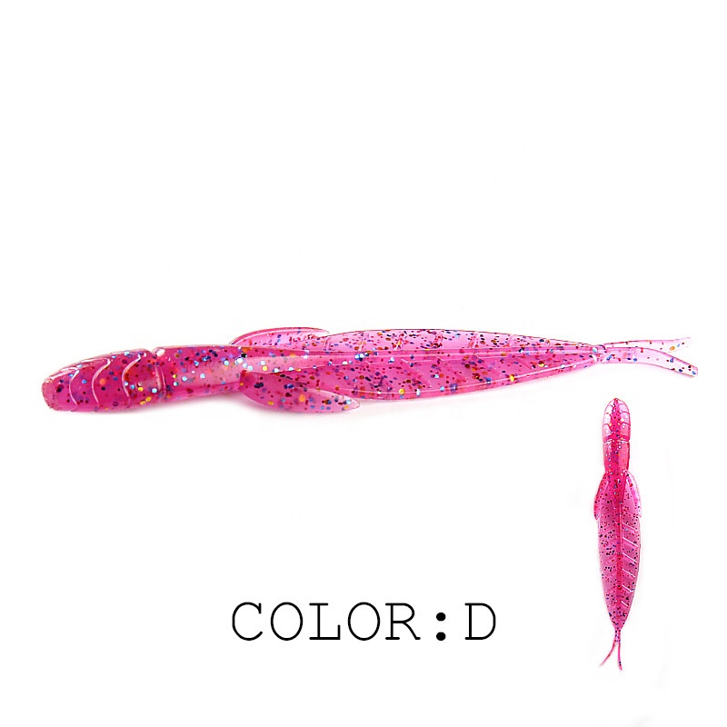 FJORD Soft Worms Bait Artificial Worm Soft Fishing Lure 7.8cm 1.42g Soft Bait Double Color Worm detail 3