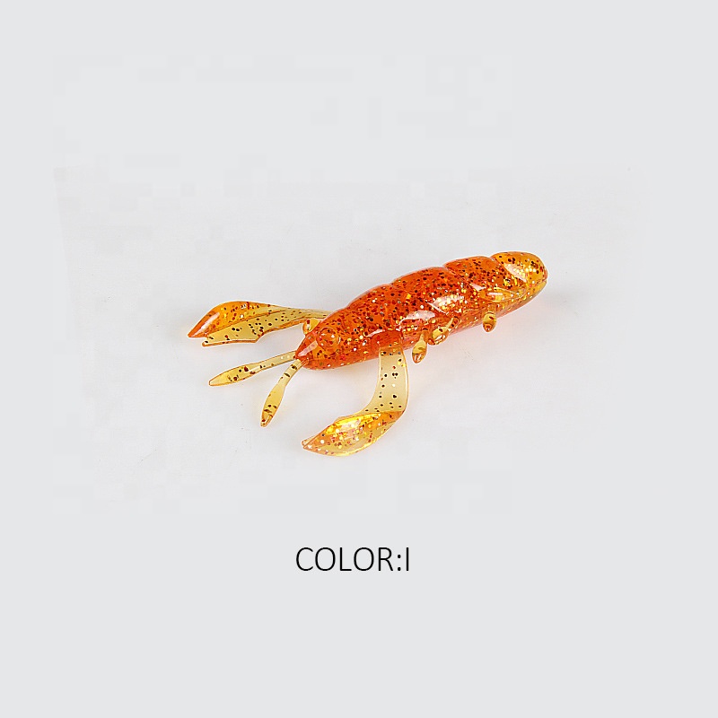 FJORD Soft Plastic Fishing Prawn Lure  7.8cm 1.42g Crawfish Worms Fishing Soft Plastic Ned Bait detail 3