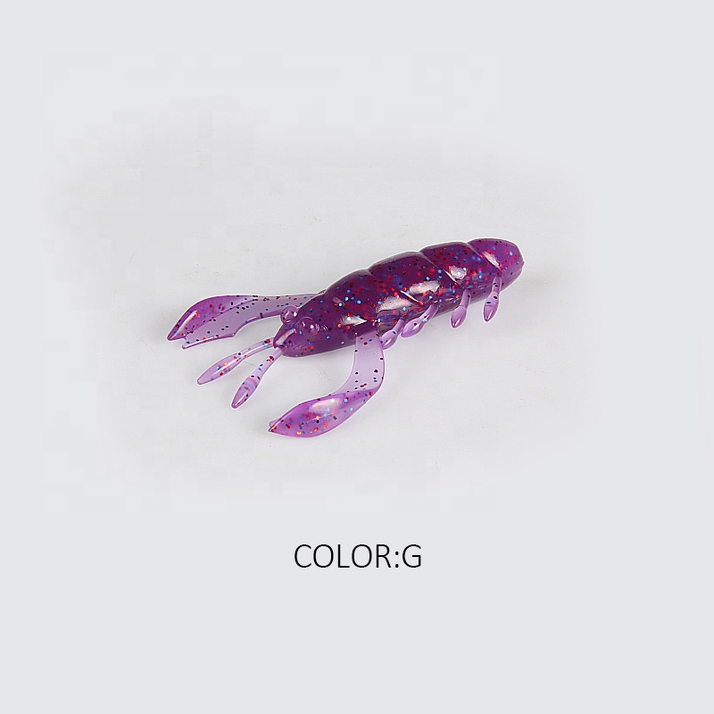 FJORD Craw Shrimp Soft Lures Fast Sinking 7.8cm 1.42g Soft Shrimp Fishing Lure Soft Plastic Fishing Prawn Lure detail 2