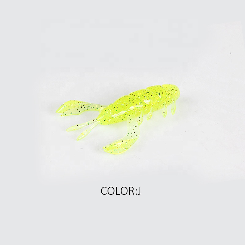 FJORD Fishing Lures Bass Fishing Jig Trailers 8.5cm 11.5g Soft Plastic Shrimp Creature Crawdad Bait detail 1