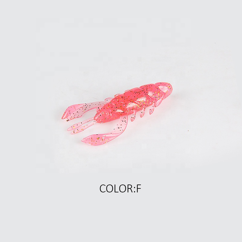 FJORD Fishing Lures Bass Fishing Jig Trailers 8.5cm 11.5g Soft Plastic Shrimp Creature Crawdad Bait detail 4