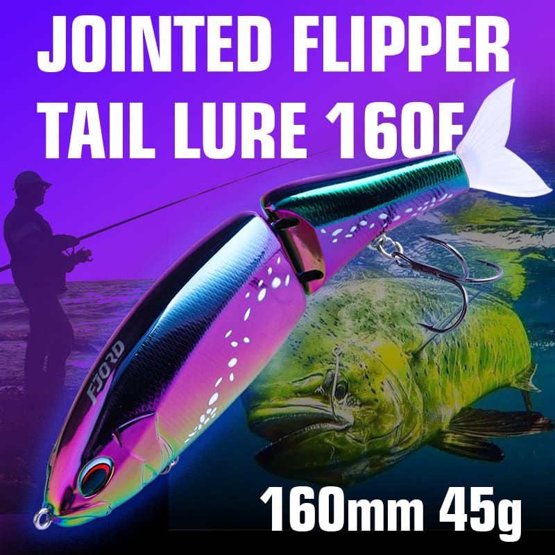 FJORD Jointed Fishing Lure Big Game Glider Shad Swimbait 160mm/45g Sinking Water Hard Lure detail 4