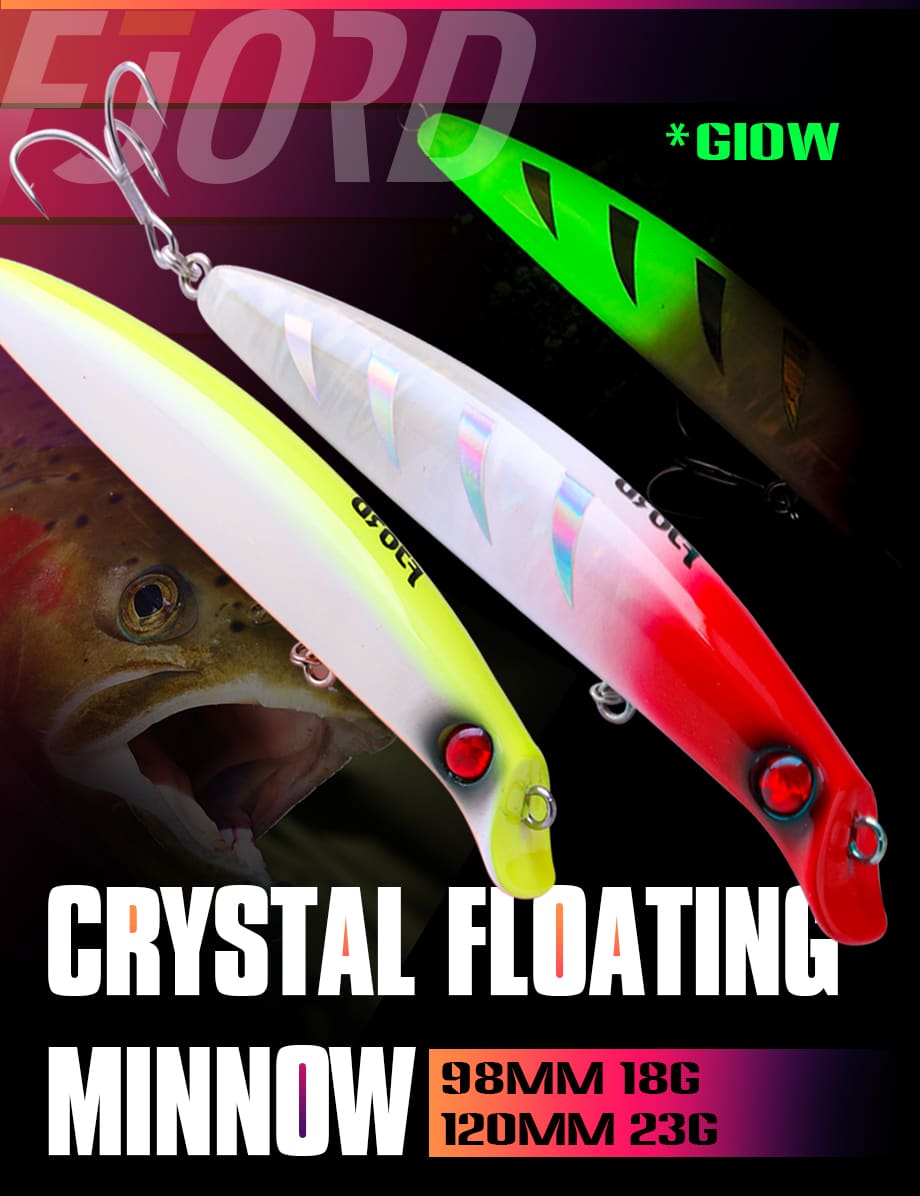 FJORD Pencil Lure Qualified Painting Tiny Body Pencil  98mm 18g Sinking Pesca Wobblers Pike Carp Bass Fishing detail 1