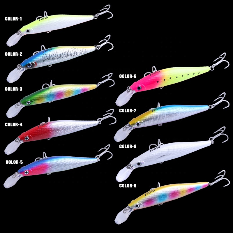 FJORD3D Eyes Bionic Artificial Mino Hard Fishing Lure 130mm 52g Hard Fishing Lures Minnow Baits detail 5