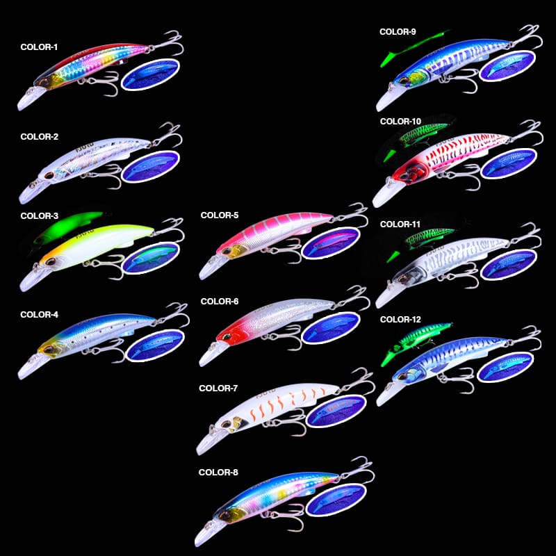 FJORD Artificial Heavy Sinking Minnow Hard Fishing Lure 40g/50g 90mm Fishing Long Casting Artificial Minnow Hard Lure detail 3