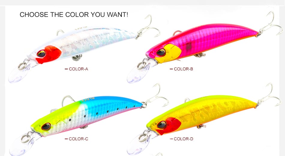 FJORD Minnow Hard Fishing Lure Sinking Baits 110mm 27g Bionic Artificial Hard Baits Stream Lures detail 1