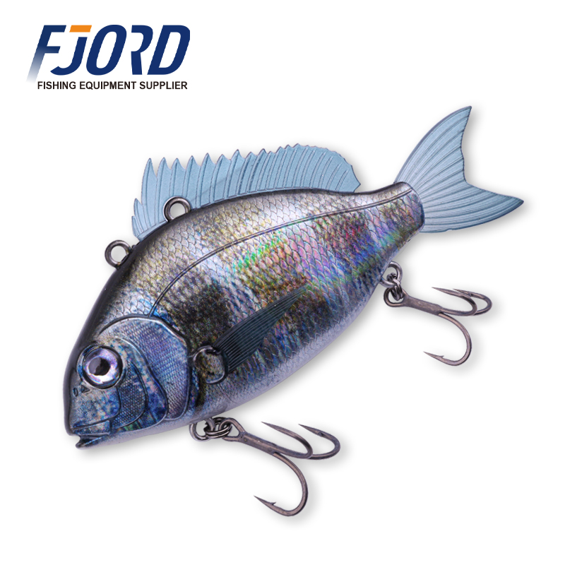 ABS Hard VIB Sea Bream Lure 3D Printed Biomimetic Fishing Bait 65mm 24g 70mm 30g Artificial Soft Tail Jigging Casting